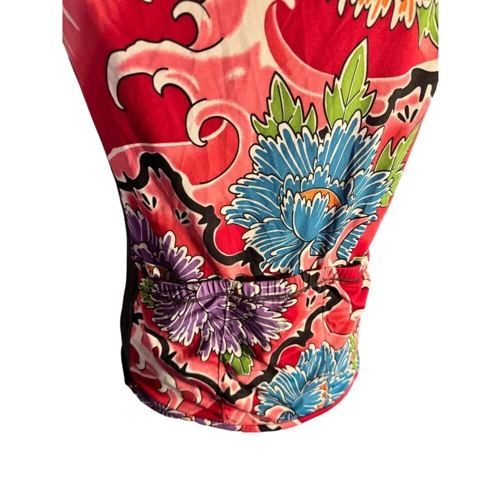 Ymx Floral Sleeveless Cycling Jersey XS - Picture 7 of 9